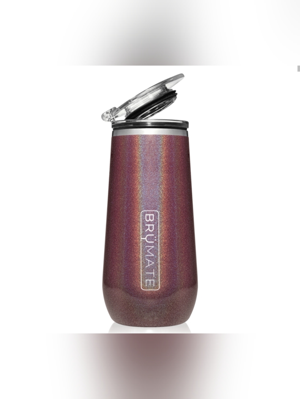 Brumate - Champagne Flute 12oz - Glitter Merlot Mimosas
